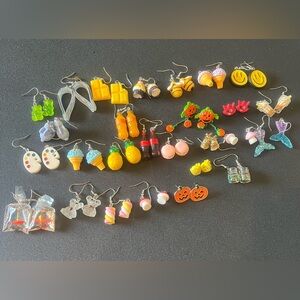 Novelty earrings lot 27 pairs